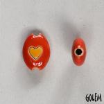 Little Heart, almond bead size XS
