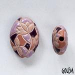 Vitrage Flowers, almond bead size M
