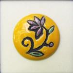 small flower cab, yellow