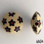 Dark blue daisies lentil