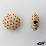 red polka lentil, size S