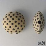 black polka dot lentil, size M