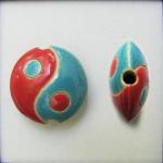 Yin & Yang, lentil bead size M