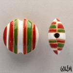 Vertical stripes, Christmas colors