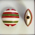Horizontal stripes, Christmas colors