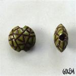 Barcelona mosaic, lime on terracotta, Size S