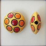Circles on yellow lentil, size M
