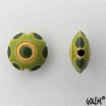 light & dark green lentil, size S
