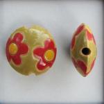red flowers lentil, size M 