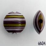 Funky Stripes - purple, white & green
