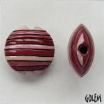 Funky Stripes - pink & wine, Size M