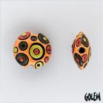 Cool Bubbles, lentil bead size S