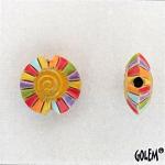 Rainbow Spiral - Yellow, Size S