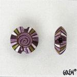 Rainbow Spiral, Lentil bead Size S