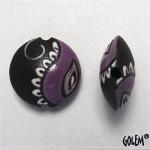 Paisley - purple on dark