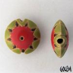Sun design - Red & Light Green