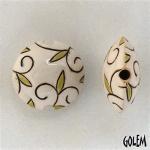 Arabesque - White & Olive