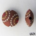Paisley Flower - terracotta, size M