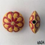 Peacock - Yellow & Red