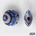 Paisley lentil - shades of blue