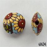 Sunflowers, terracotta lentil size M