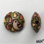 Partridge on a pear tree, terracotta lentil size M
