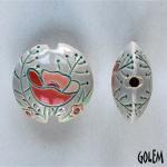 Poppy meadow, lentil bead size M