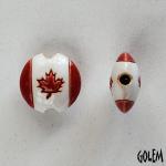 Maple leaf, Lentil bead size S