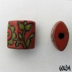 Old lace - Green & Salsa on terracotta