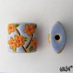 Spring Blooming - orange, XL