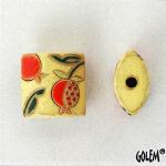 Pomegranates on sand, pillow bead size XL