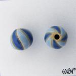 dark & light blue spiral