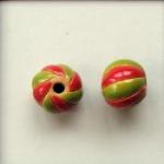 green & Red spiral stripes - 4