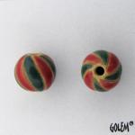 red & green spiral
