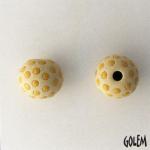 yellow dots on offwhite