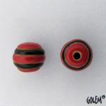 black & red stripes