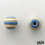 white & medium blue stripes