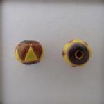 yellow & brown triangles