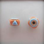 Orange and turquoise triangles