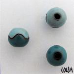 Wave, aqua & light blue on dark