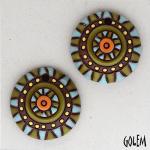 Chameleon Eye, 2 small pendants