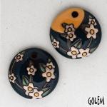Spring Evening, 2 small pendants