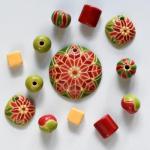 Pendant & matching beads