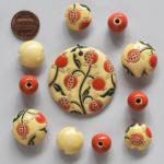 Pendant & matching beads