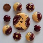 Cabochon, small cabochons & matching beads 