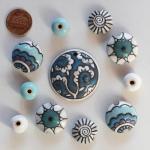 Pendant & matching beads