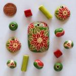 Pendant & matching beads