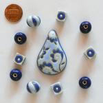 Pendant & matching beads