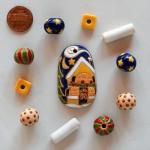 Pendant & matching beads