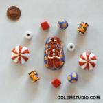 Pendant & matching beads